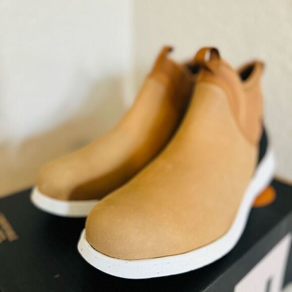 Bogs Juniper Freedom Chelsea Leather Sneaker, Size 9.5, Toffee/Brown,‎ NWT - Picture 6 of 16